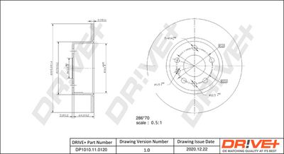 DP1010110120 Dr!ve+ Тормозной диск