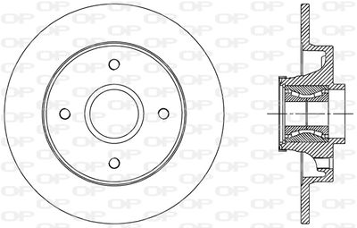 BDR251030 OPEN PARTS Тормозной диск