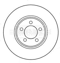 BBD5318 BORG & BECK Тормозной диск
