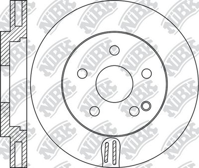 RN1790 NiBK Тормозной диск