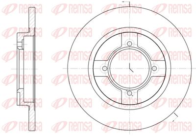 639600 REMSA Тормозной диск
