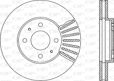 BDR139920 OPEN PARTS Тормозной диск