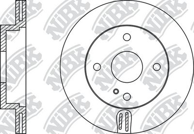 RN1064 NiBK Тормозной диск