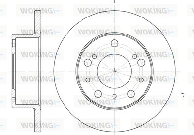 D616800 WOKING Тормозной диск