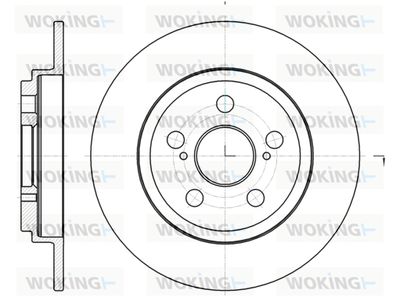D6132800 WOKING Тормозной диск
