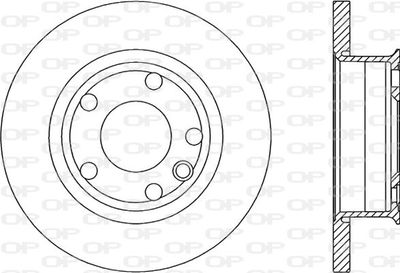 BDA158810 OPEN PARTS Тормозной диск