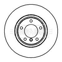 BBD5155 BORG & BECK Тормозной диск