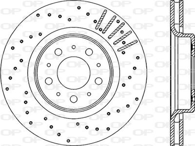 BDRS196525 OPEN PARTS Тормозной диск