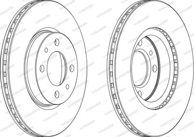 WGR05211 WAGNER Тормозной диск