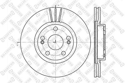 60203913VSX STELLOX Тормозной диск