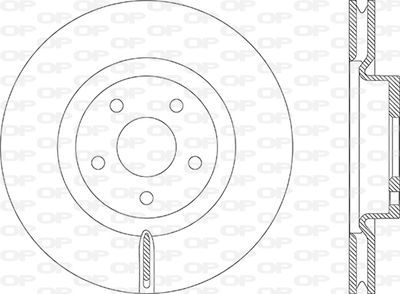 BDR288120 OPEN PARTS Тормозной диск