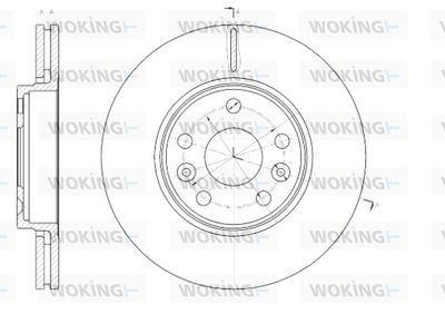 D6143010 WOKING Тормозной диск