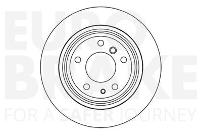 5815201576 EUROBRAKE Тормозной диск