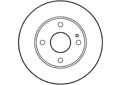 NBD1048 NATIONAL Тормозной диск