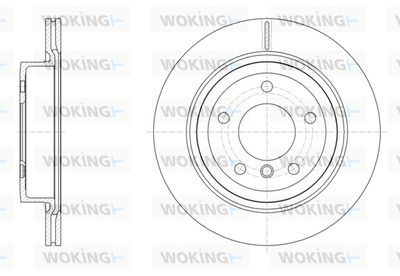 D6149710 WOKING Тормозной диск