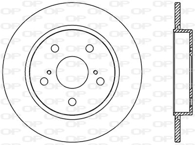 BDR237810 OPEN PARTS Тормозной диск