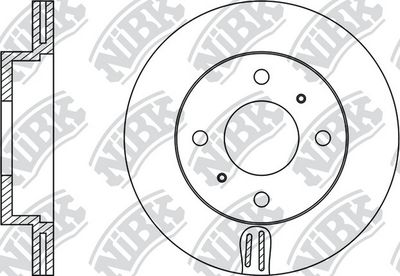 RN1103 NiBK Тормозной диск