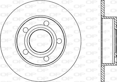 BDR104510 OPEN PARTS Тормозной диск