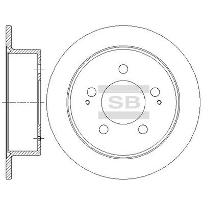 SD5201 Hi-Q Тормозной диск