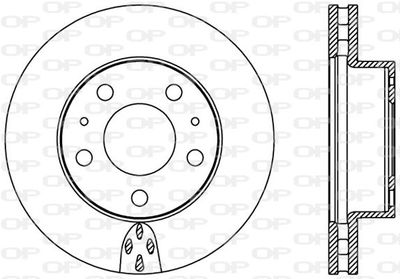 BDA236620 OPEN PARTS Тормозной диск