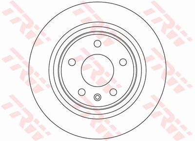 DF6370 TRW Тормозной диск