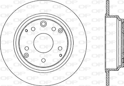 BDR218810 OPEN PARTS Тормозной диск