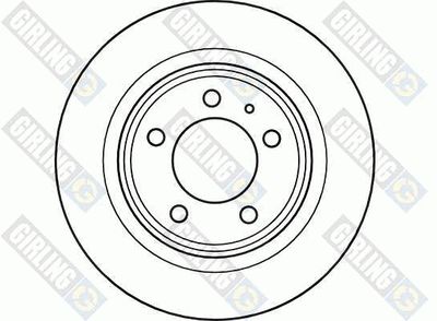 6041364 GIRLING Тормозной диск