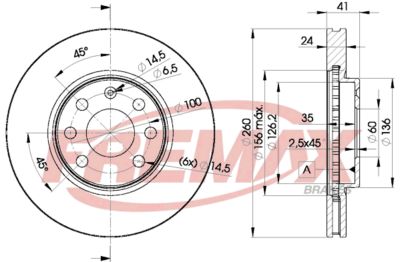 BD9000 FREMAX Тормозной диск