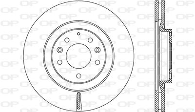 BDR268420 OPEN PARTS Тормозной диск