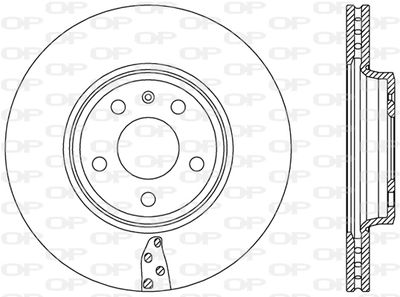 BDR248520 OPEN PARTS Тормозной диск