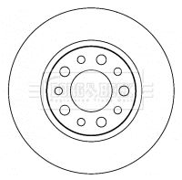 BBD4515 BORG & BECK Тормозной диск