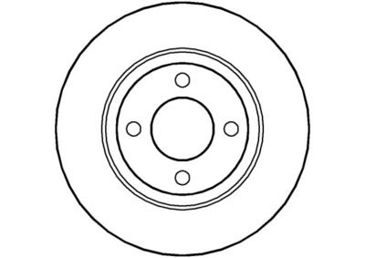 NBD505 NATIONAL Тормозной диск