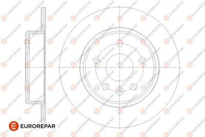1667866580 EUROREPAR Тормозной диск