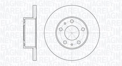 361302040237 MAGNETI MARELLI Тормозной диск