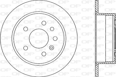 BDR142110 OPEN PARTS Тормозной диск