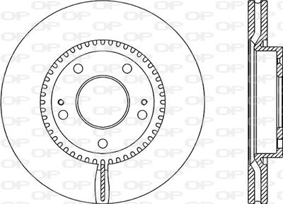 BDR206920 OPEN PARTS Тормозной диск