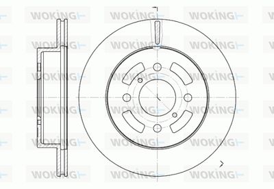 D664210 WOKING Тормозной диск