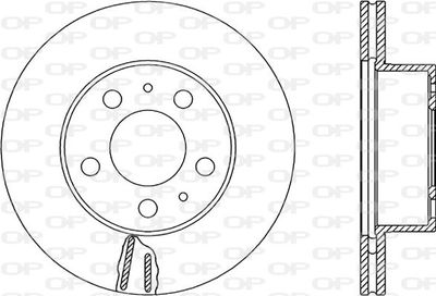 BDR160120 OPEN PARTS Тормозной диск