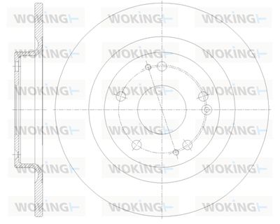D6210100 WOKING Тормозной диск