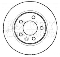 KBD4387 KEY PARTS Тормозной диск