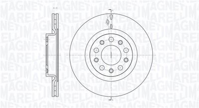 361302040448 MAGNETI MARELLI Тормозной диск