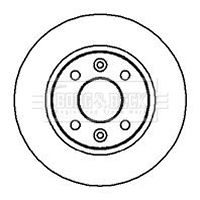 BBD4928 BORG & BECK Тормозной диск