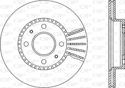 BDA170820 OPEN PARTS Тормозной диск