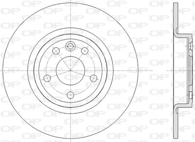 BDR282010 OPEN PARTS Тормозной диск