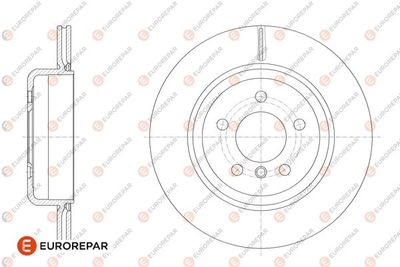 1667865880 EUROREPAR Тормозной диск