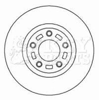 KBD4449 KEY PARTS Тормозной диск