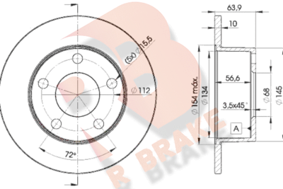 78RBD24060 R BRAKE Тормозной диск