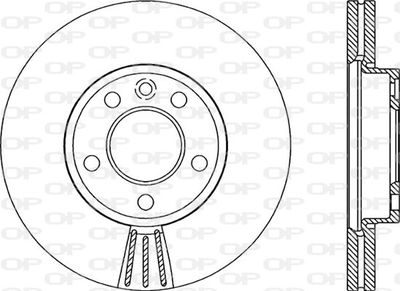 BDA206320 OPEN PARTS Тормозной диск