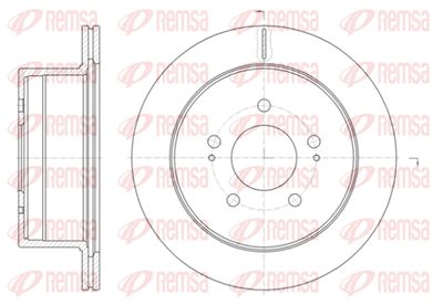 6139810 REMSA Тормозной диск