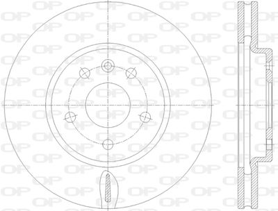 BDR281320 OPEN PARTS Тормозной диск